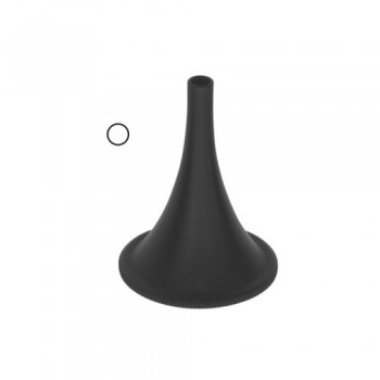 Ear Speculum Fig. 1 - Black Stainless Steel, 3.6 cm / 1 1/2"
